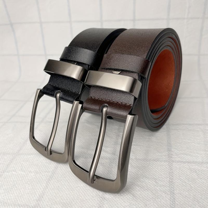 Men's Pin Buckle Casual PU Leather Belt