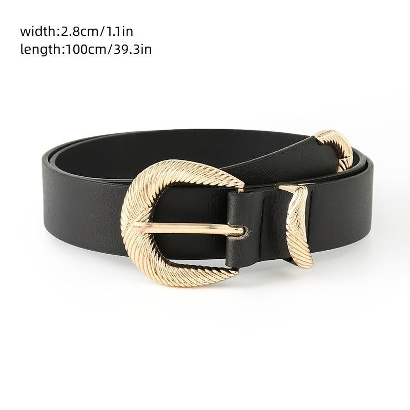 Women Punk Belt Heavy Metal Vintage Belt For Jeans Dress