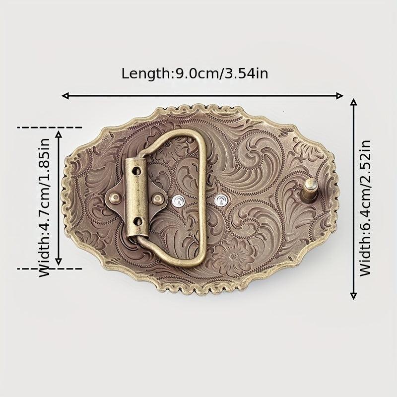 Boho Bull Head Belt Buckle For Women & Men Vintage Western Cowboy