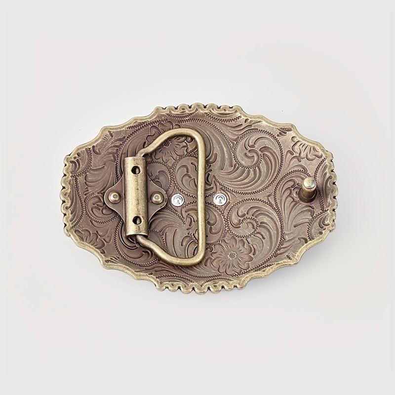 Boho Bull Head Belt Buckle For Women & Men Vintage Western Cowboy