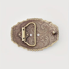 Boho Bull Head Belt Buckle For Women & Men Vintage Western Cowboy