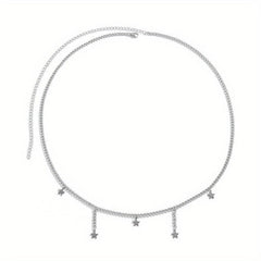 Bohemia Star Tassel Waist Chain Beach Belly Chain Lucky Stars Bikini Waist Chain