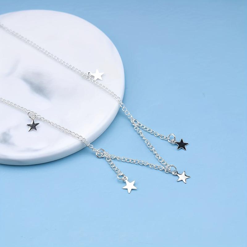 Bohemia Star Tassel Waist Chain Beach Belly Chain Lucky Stars Bikini Waist Chain