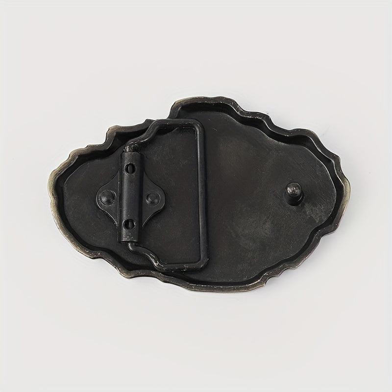 Vintage Fish Bone Belt Buckle For Men Women Western Cowboy Cowgirl