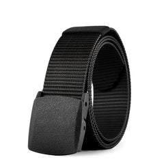 Canvas Belt Hypoallergenic Metal Nylon Cloth Belt Automatic Buckle Casual Jeans