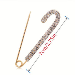 Women's Rhinestone Waist Pin Cardigan Shawl Scarf Buckle