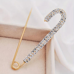 Women's Rhinestone Waist Pin Cardigan Shawl Scarf Buckle