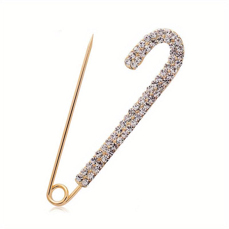 Women's Rhinestone Waist Pin Cardigan Shawl Scarf Buckle