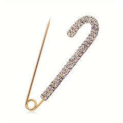 Women's Rhinestone Waist Pin Cardigan Shawl Scarf Buckle