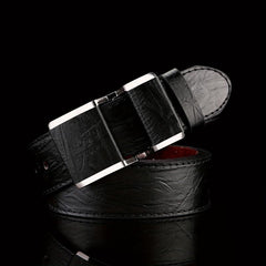 Vintage Wooden Pattern Belt Classic Unisex Pants Belt