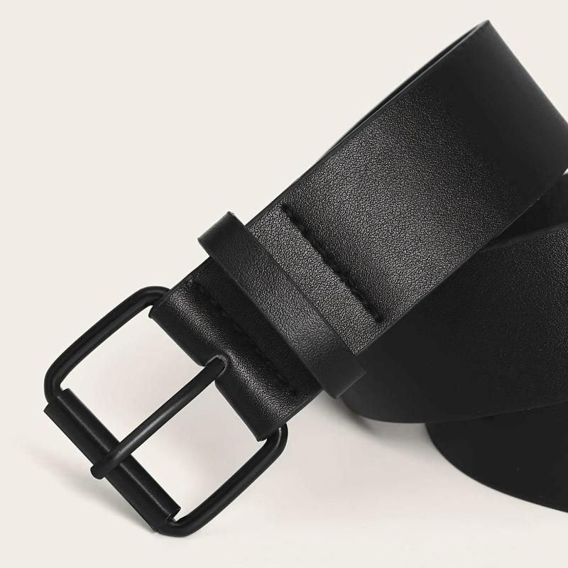 Unisex Vintage Leather Belt for Jeans Casual Wear