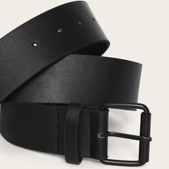Unisex Vintage Leather Belt for Jeans Casual Wear