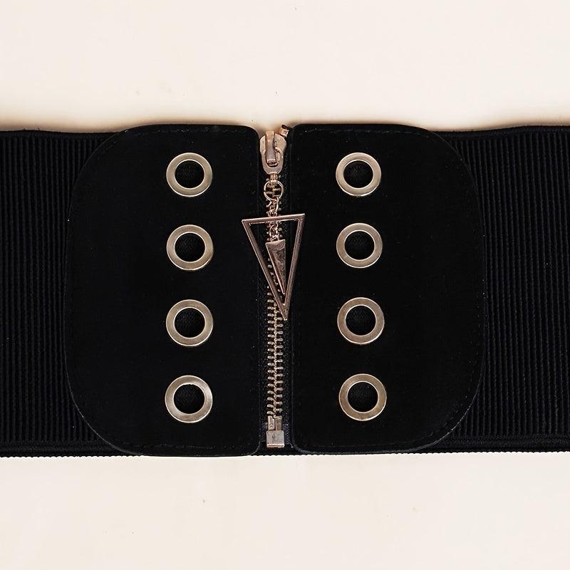 Women Corset Wide Elastic Waist Belt Cinch Stretch Waistband