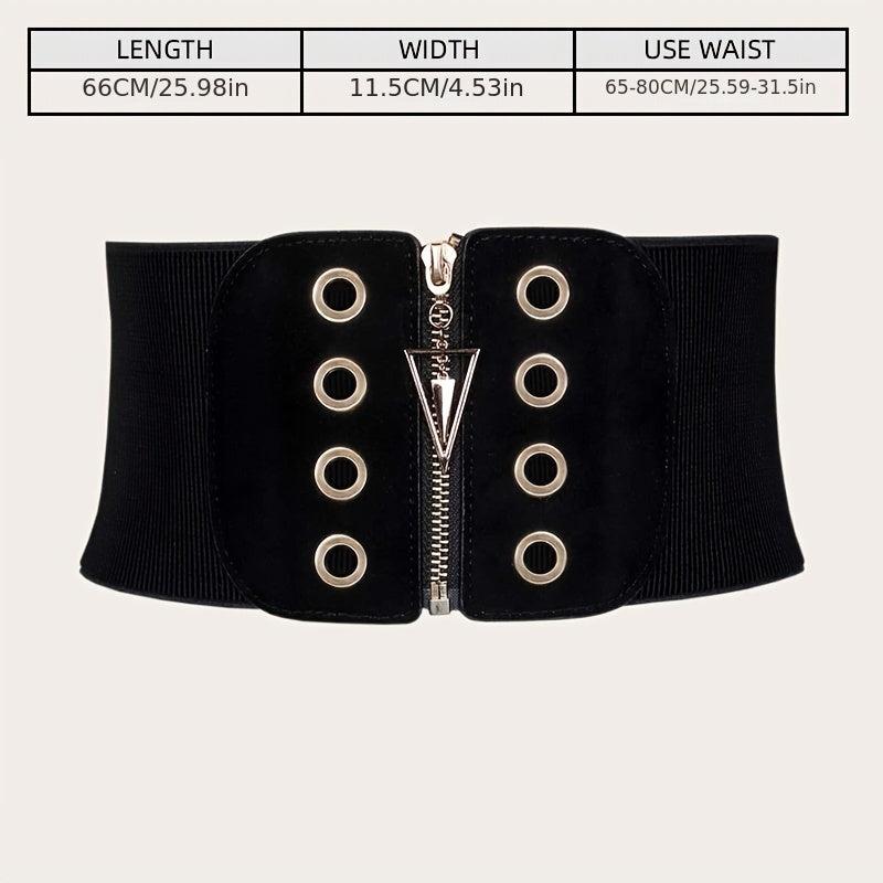 Women Corset Wide Elastic Waist Belt Cinch Stretch Waistband