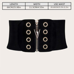Women Corset Wide Elastic Waist Belt Cinch Stretch Waistband