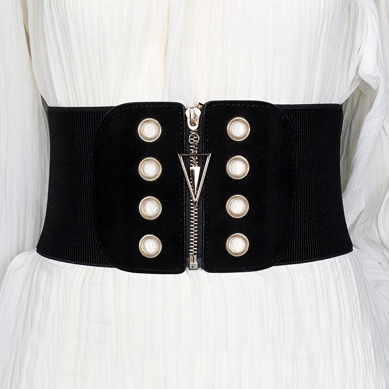 Women Corset Wide Elastic Waist Belt Cinch Stretch Waistband