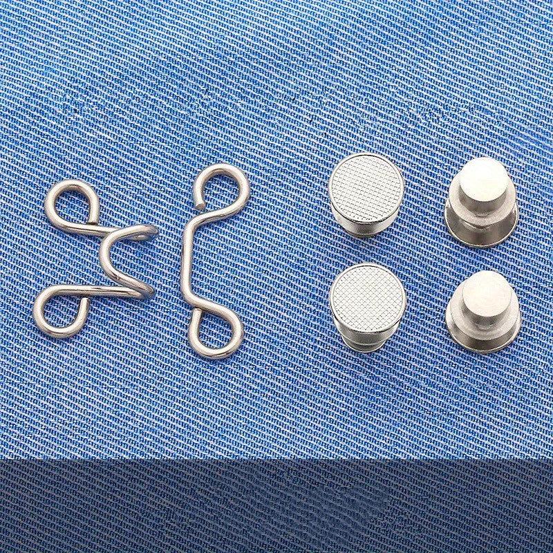 Daisy Metal Button For Pins Jeans Detachable Pant Clip