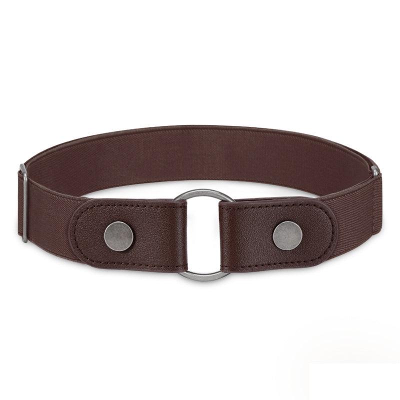 Women's No Buckle Invisible Stretch Belt Adjustable Elastic Buckle