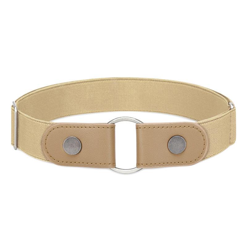 Women's No Buckle Invisible Stretch Belt Adjustable Elastic Buckle