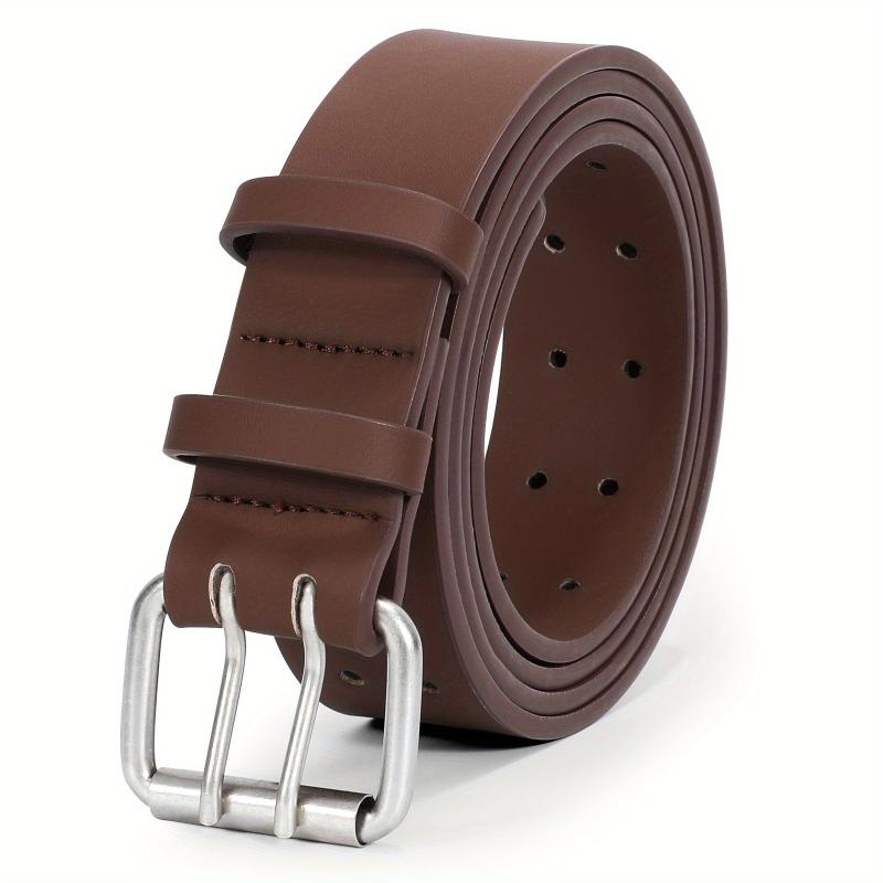 Men's Double Claw Leather Casual Alloy Belt