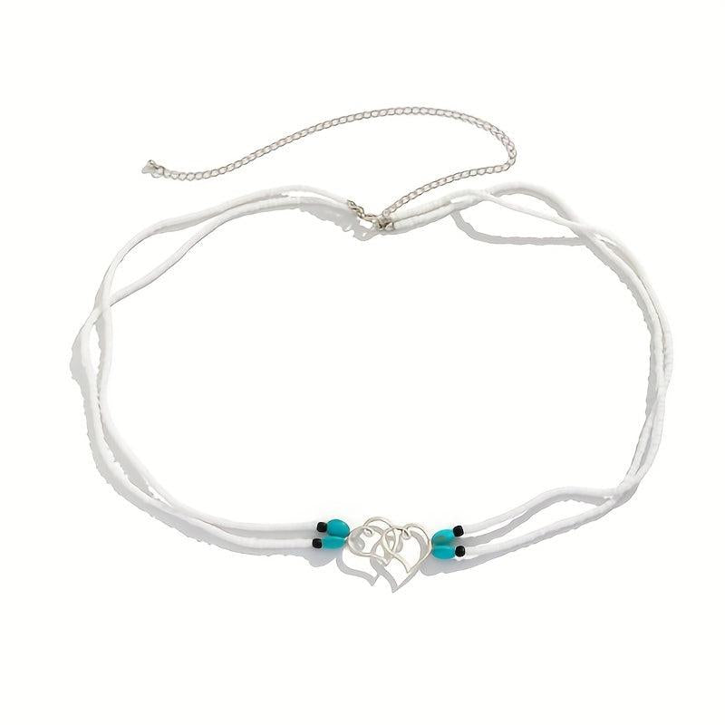 Bohemian Double Layer Beads Waist Chain for Women