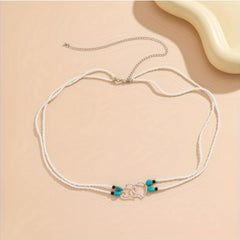 Bohemian Double Layer Beads Waist Chain for Women