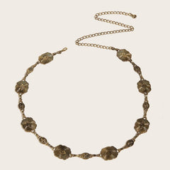 Vintage Geometric Carved Bohemian Waist Chain Belt