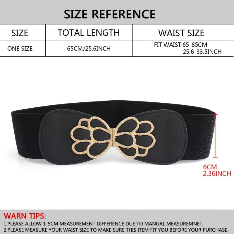 Women's Waist Belt Cover Skinny Elastic Decorative Dress Belt