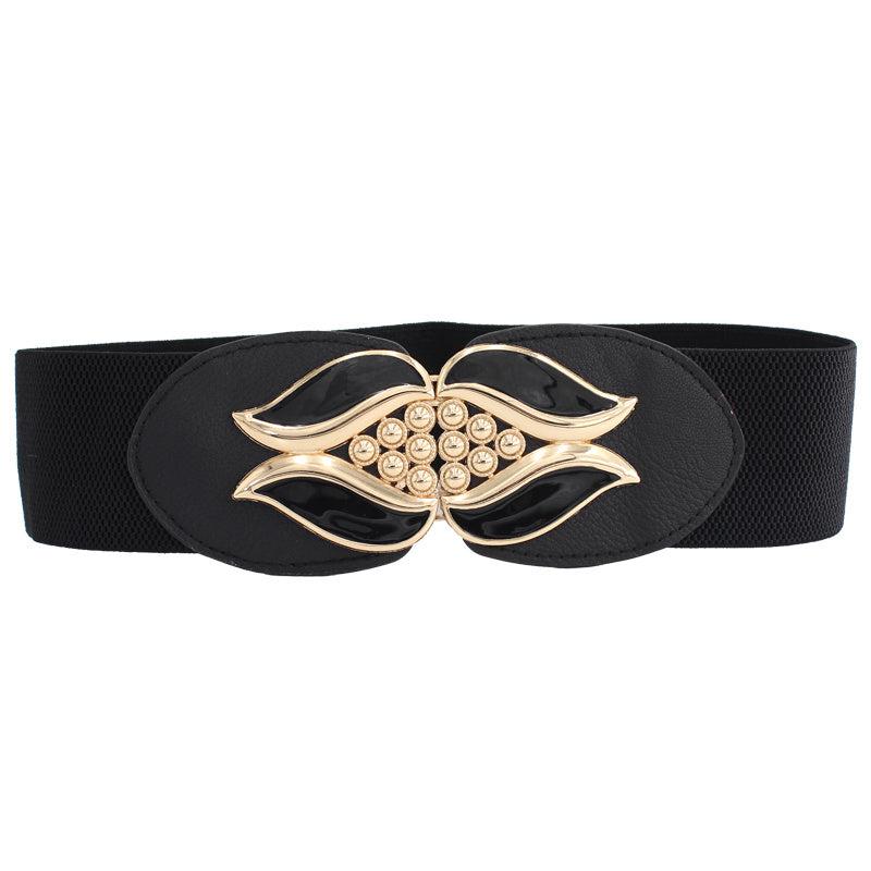 Women's Waist Belt Cover Skinny Elastic Decorative Dress Belt