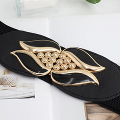 Women's Waist Belt Cover Skinny Elastic Decorative Dress Belt