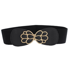 Women's Waist Belt Cover Skinny Elastic Decorative Dress Belt