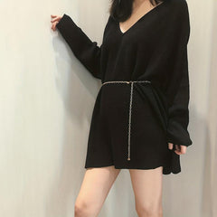 Metal Tassel Body Chain Waist Belt Dress Accessory