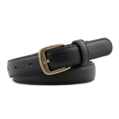 Women's Pin Buckle Leather Belt for Jeans