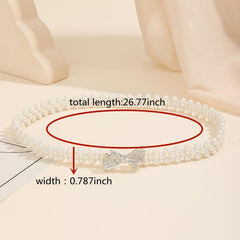 Women's Vintage Flower Waist Chain with Skirt