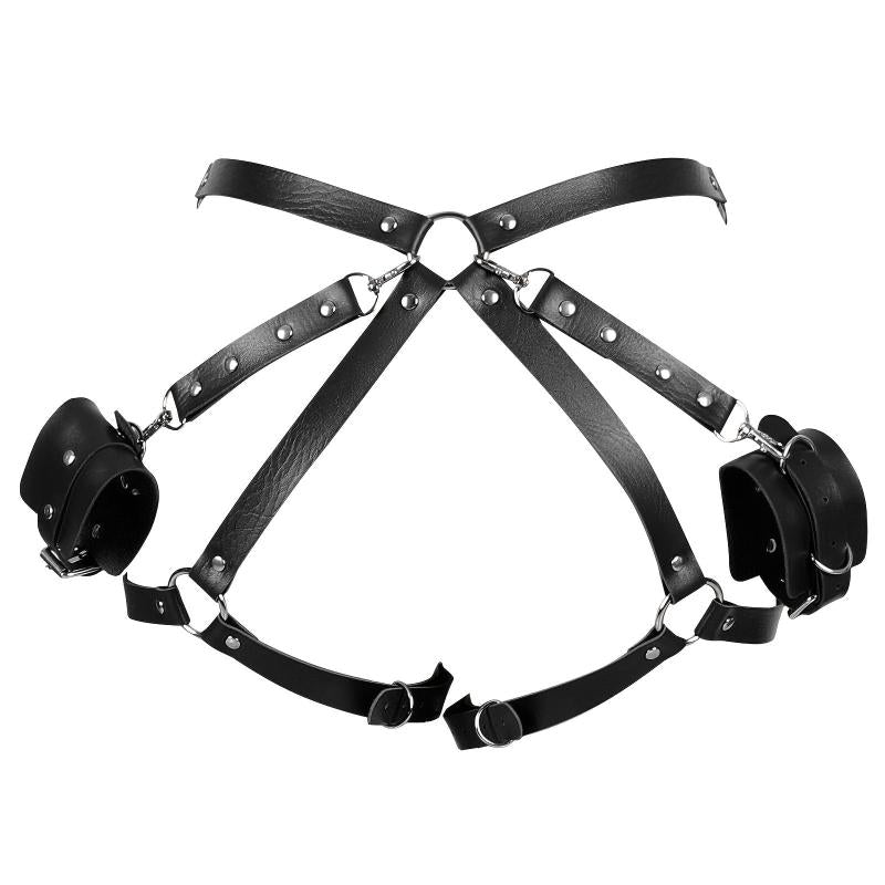 Punk Waist Harness Belt Leather Lingerie Leg Body Garter Gothic