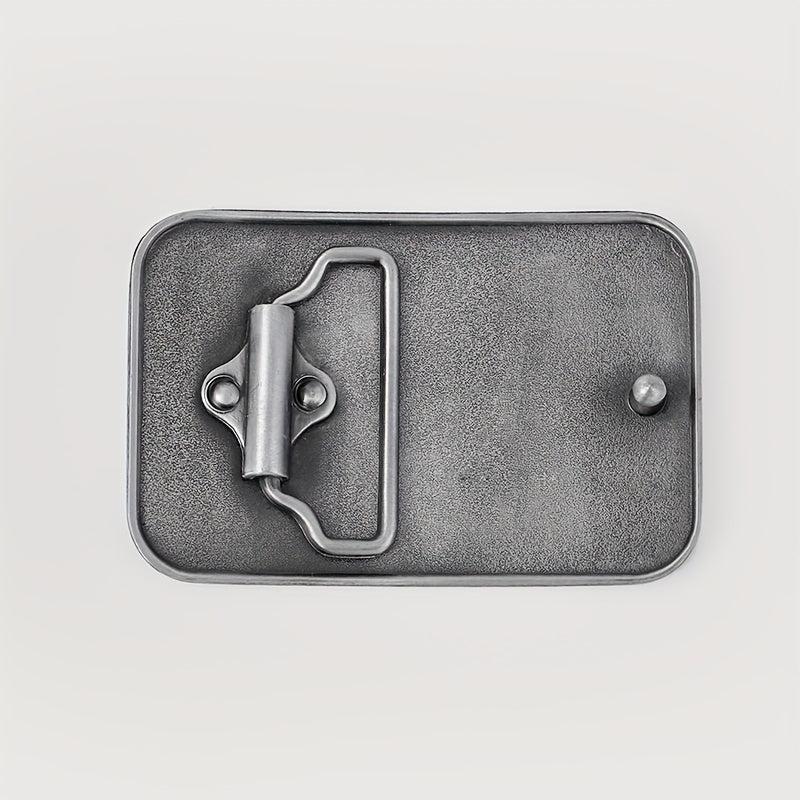 Gothic Letter Belt Buckle Leather Waistband Parts DIY