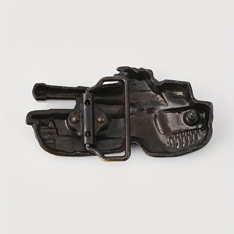 Vintage Tank Belt Buckle For Women & Men - Western Cowboy Cowgirl