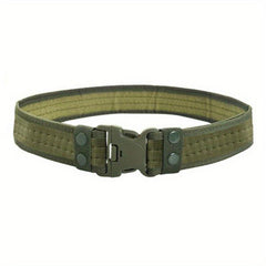 Men's Tactical Belt Plastic Buckle Camouflage Nylon Foam Belt