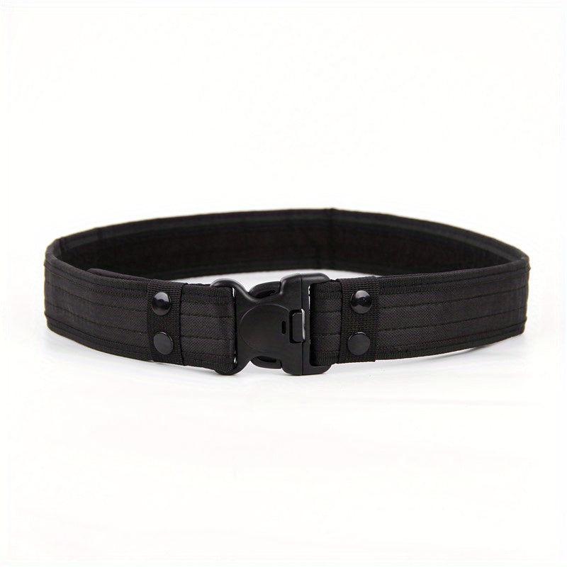 Men's Tactical Belt Plastic Buckle Camouflage Nylon Foam Belt