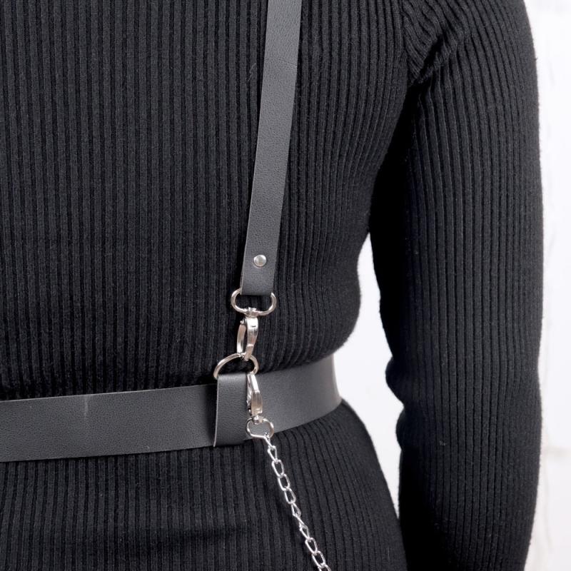 Women's Sexy Dark Punk Harness Belt Shoulder Strap Decoration