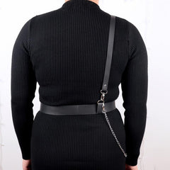 Women's Sexy Dark Punk Harness Belt Shoulder Strap Decoration