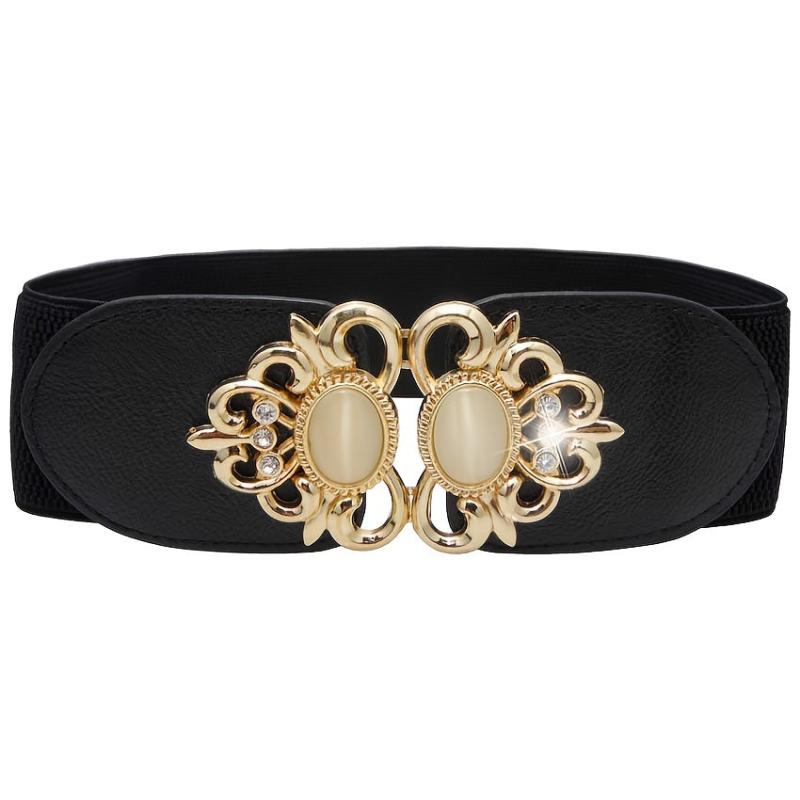 Rhinestone Waist Belt Wide Wrap Cinch Corset Wide Belt For Women
