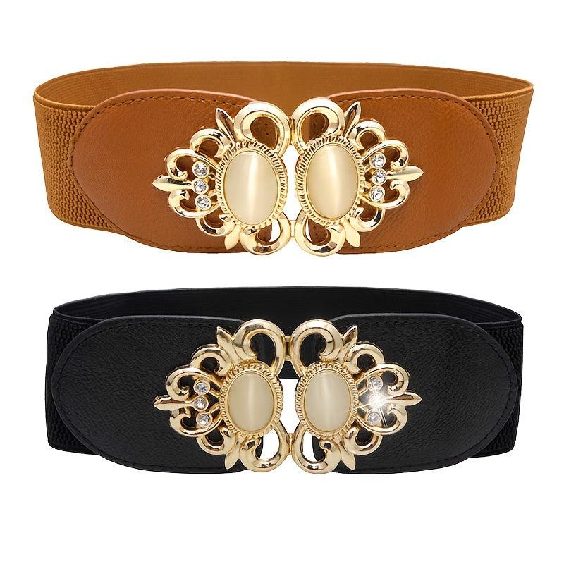 Rhinestone Waist Belt Wide Wrap Cinch Corset Wide Belt For Women