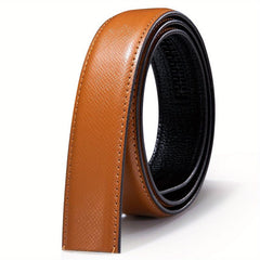 Men's Leather Belt Waist Stap Without Buckle Durable Business Fit