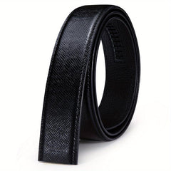 Men's Leather Belt Waist Stap Without Buckle Durable Business Fit