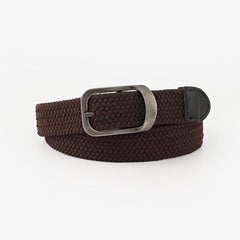 Elastic Canvas Wide Waistband Belt for Cargo Pants