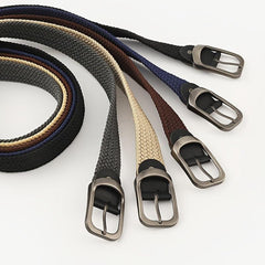 Elastic Canvas Wide Waistband Belt for Cargo Pants