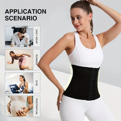 Large Size Women Sauna Waist Trainer Trimmer Corset Weight Loss Tummy Wrap