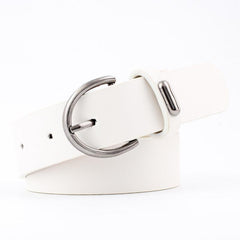 Oval Pin Buckle Belts Vintage Waistband Jeans Pants Belt Dress Girdle