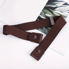 Adjustable Invisible Belt Elastic No Buckle Jeans Pants Belt